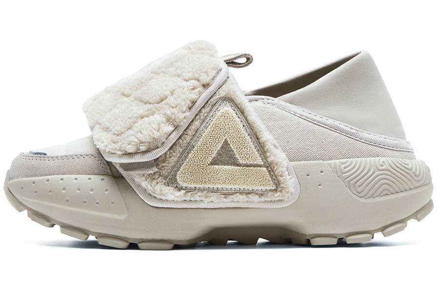 PEAK Taichi Cloud Fashion Slip Resistant And Breathable Low top Casual Shoes Women's Beige Gray