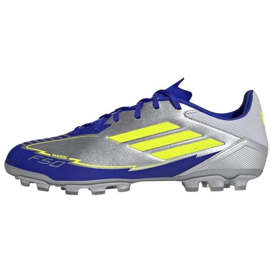 Adidas Adidas F50 League Comfortable Round Toe AG Artificial Ground Slip Resistant Abrasion Resistant Soccer Shoes Men's