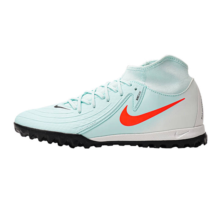 Nike Nike Phantom Luna 2 TF Turf Cushioning Abrasion Resistant Soccer Shoes Unisex Light Blue