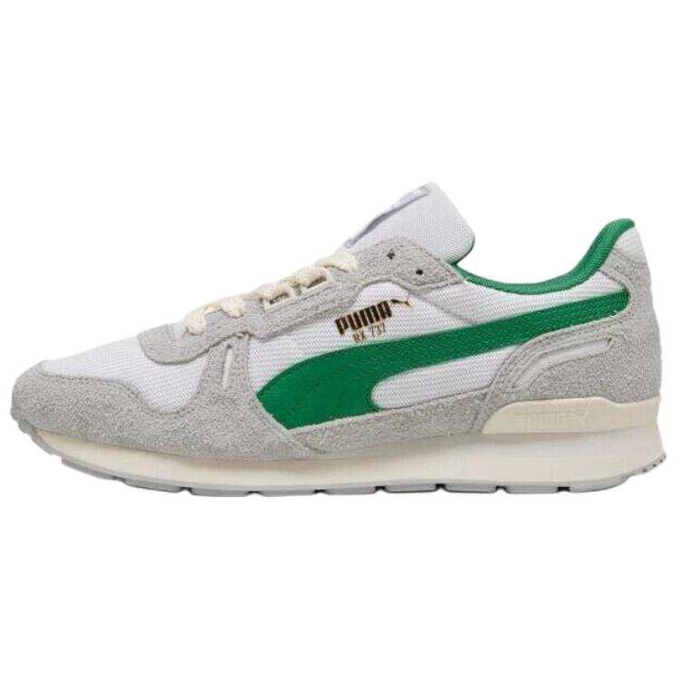 PUMA Rx 737 Abrasion Resistant Low top Casual Shoes Unisex Gray Green