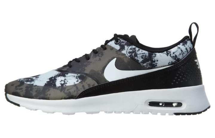 Nike Nike Free Air Max Thea Print Black White Dark Grey Women's