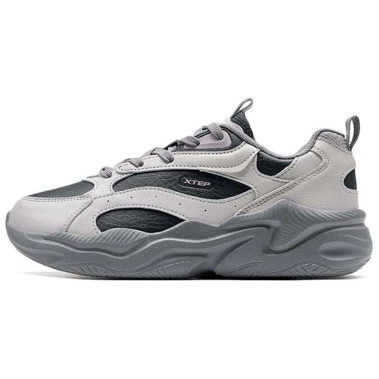 XTEP Textile, Synthetic Leather Comfortable And Trendy Abrasion Resistant Lightweight Slip Resistant Low top