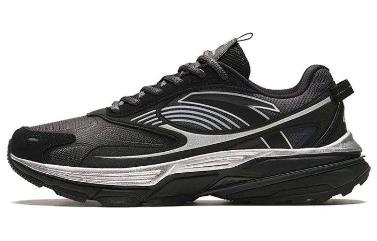 Anta Cushioning, Wear Resistant Low top Casual Shoes Men's Gray Black