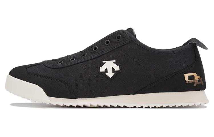 DESCENTE Chron Canvas Slip Resistant Abrasion Resistant Low top Casual Shoes Men's Black