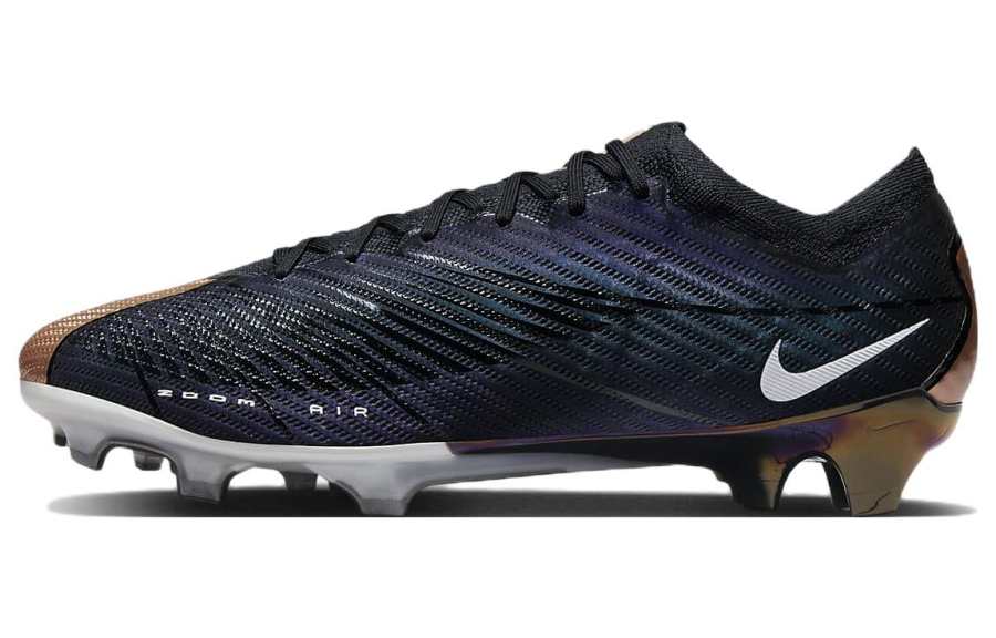 Nike Nike FG Firm Ground Natural Grass Cushioning Slip Resistant Abrasion Resistant Soccer Shoes Men's Black