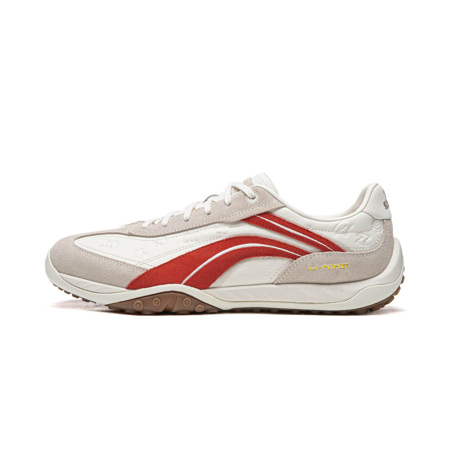 Li-Ning Li Ning x Disney Film Stream Abrasion Resistant, Lightweight, Balanced Low top Casual Shoes Unisex White Red