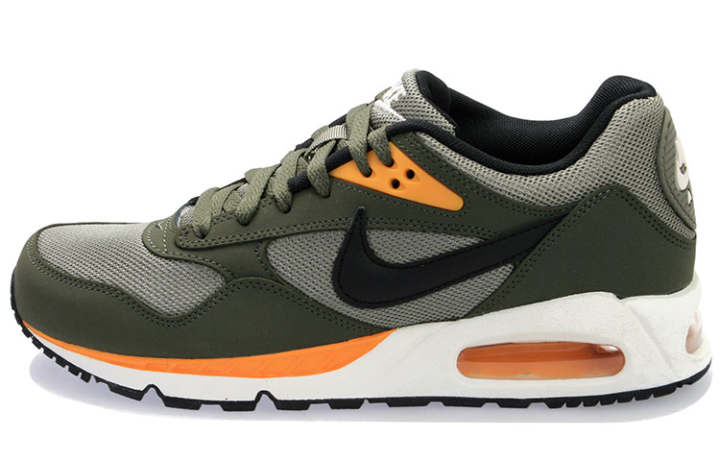 Nike Nike Air Max Correlate Comfortable Low top Casual Shoes Men's Green Orange