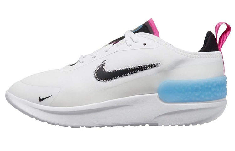 Nike Nike Amixa Blanco Cushioning Slip Resistant Abrasion Resistant Low top Casual Shoes Women's White Black