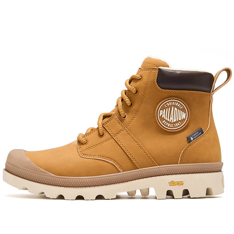Palladium Palladium Synthetic Leather Crew Combat Boots Unisex