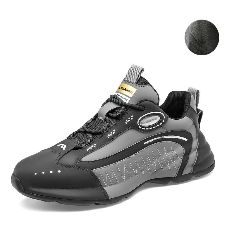 Kolumb Cushioning, Wear Resistant Low top Casual Shoes Men's Black Gray