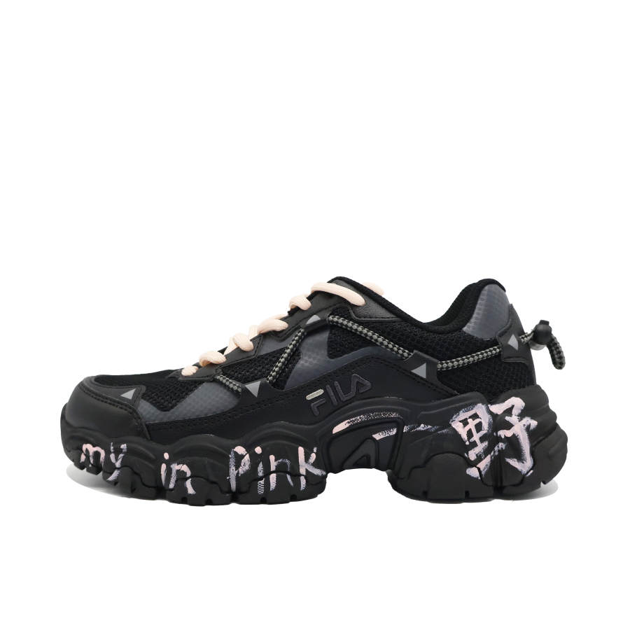 FILA Cat Claw Casual Shoes Unisex Low Top Pink
