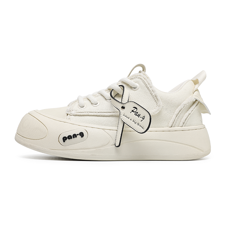 Angelmix Angelmi Slip Resistant Abrasion Resistant Cushioning Low top Casual Shoes Unisex White