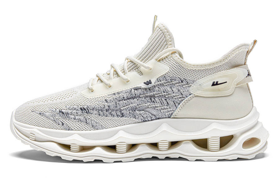 Warrior Slip Resistant, Abrasion Resistant, Height Increasing Low top Casual Shoes Unisex Beige