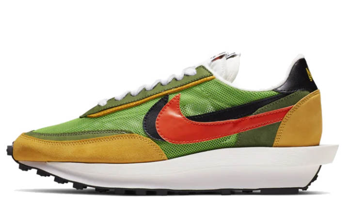 Nike Nike x Sacai LDWaffle Low top Casual Shoes Unisex Orange