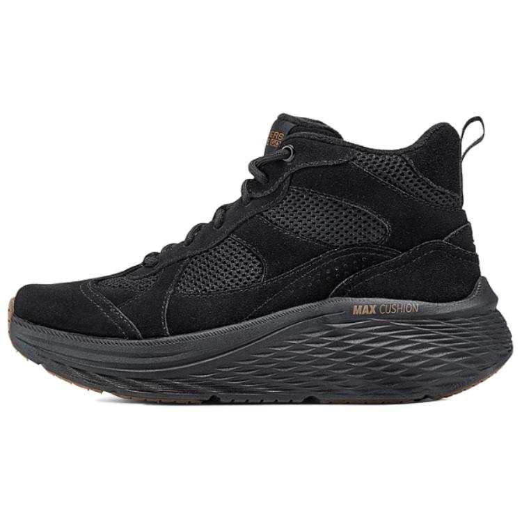 Skechers Comfortable Cushioning Abrasion Resistant Mid top Casual Shoes Women's Black