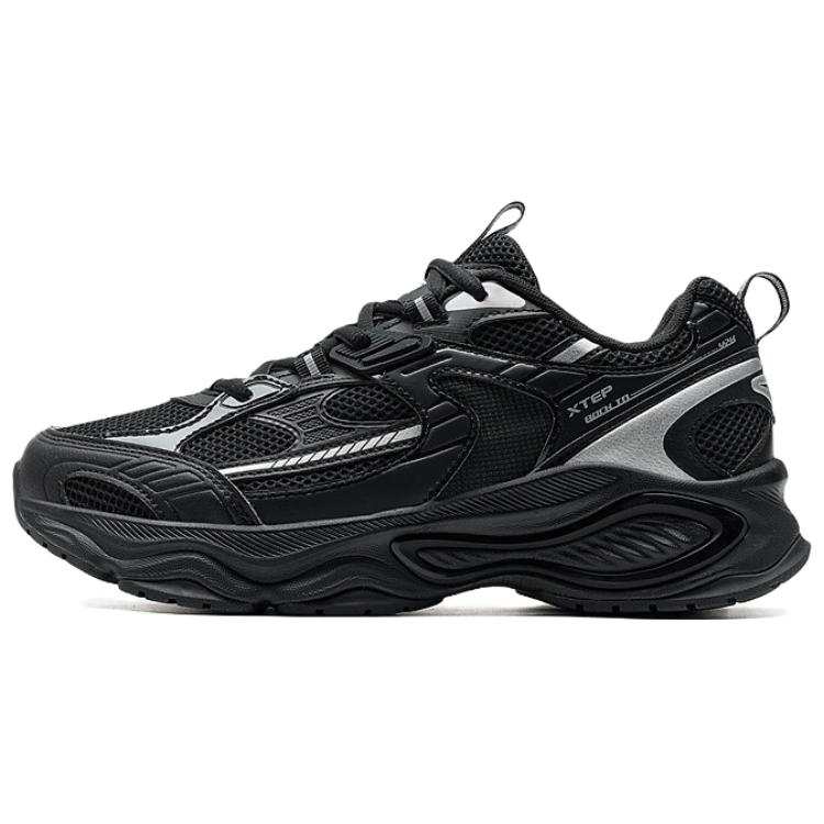 XTEP Breathable And Wear resistant Low top Casual Shoes Women's Black