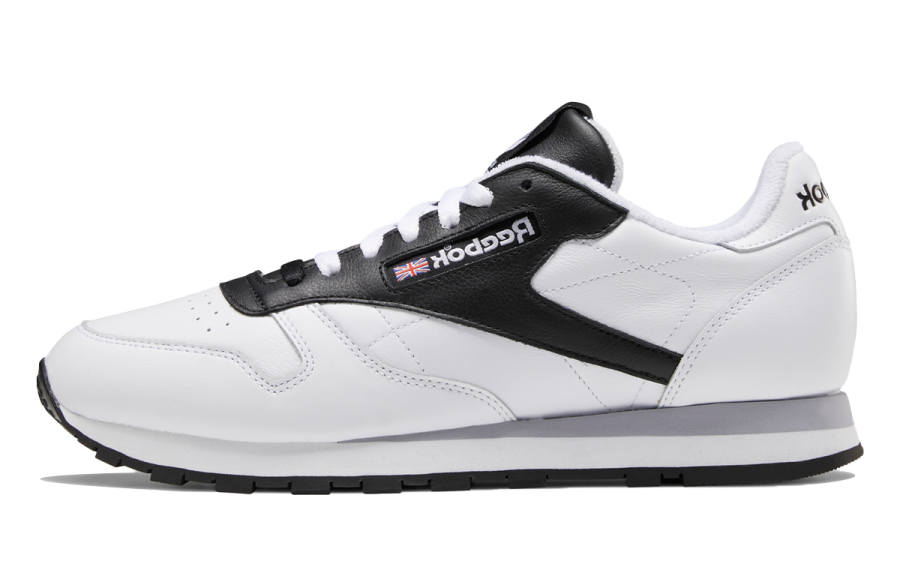 Reebok Classic Leather Black White Shoes/Sneakers