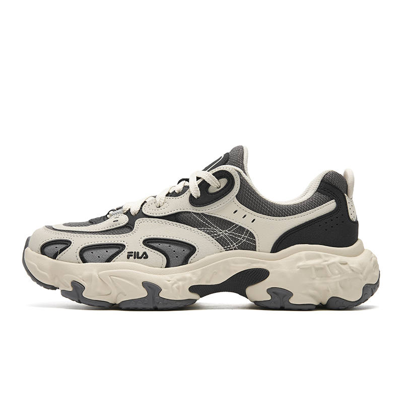 FILA TORNADO Textile, Synthetic Leather Abrasion Resistant Breathable Lightweight Rebound Low top Casual Shoes Men's