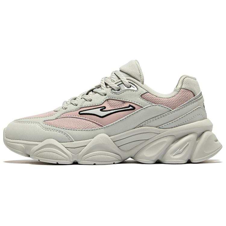 Erke Eastern Rise Low top Casual Shoes Women's Gray Pink