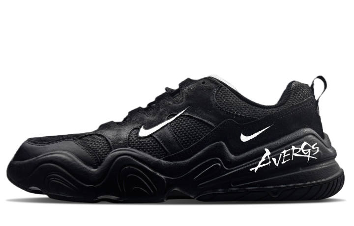 Nike Nike Tech Hera Abrasion Resistant Abrasion Resistant Low top Casual Shoes Men's Black