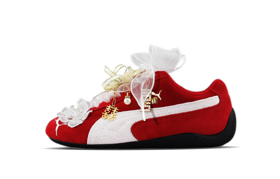 PUMA Speedcat Go Lightweight Low top Casual Shoes Unisex Red