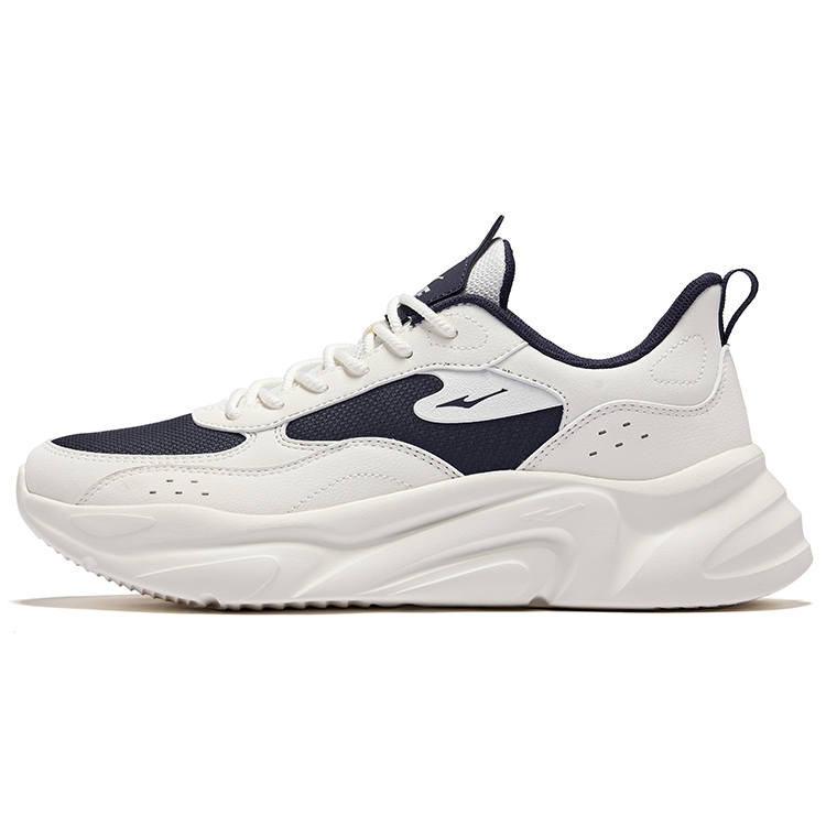Erke Low top Casual Shoes Men's Microcrystal White Cosmic Blue