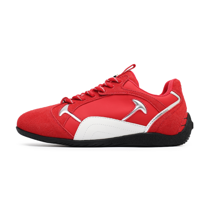 Angelmix Angelmi Abrasion Resistant Slip Resistant Low top Casual Shoes Unisex Red