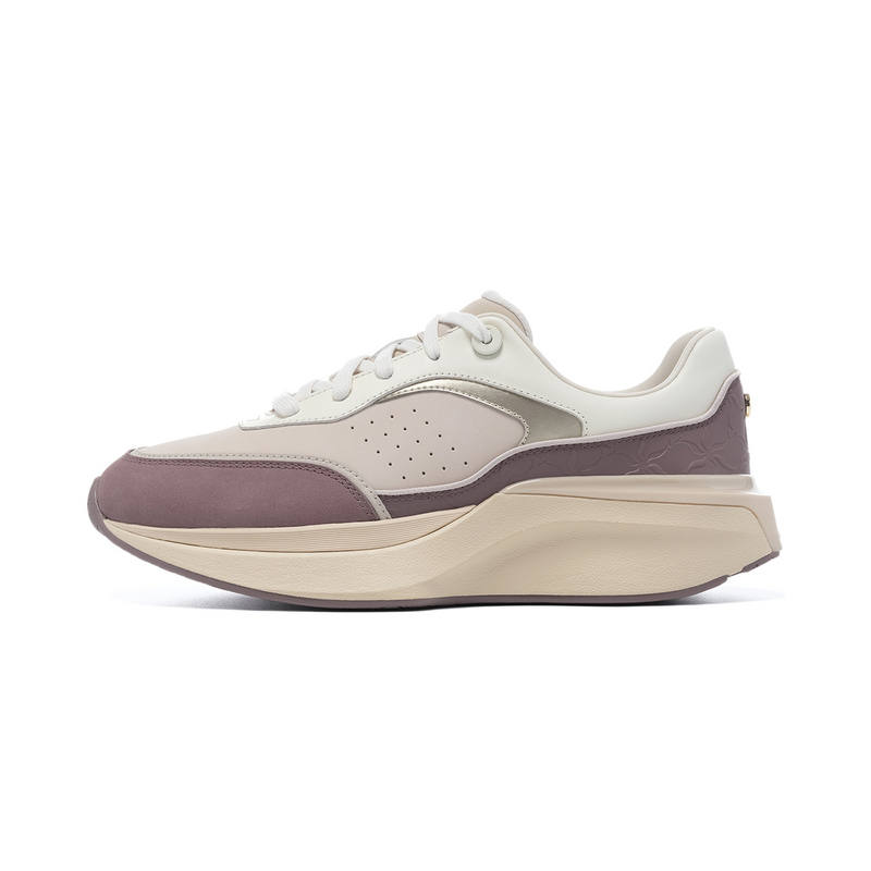 LI-NING 1990 LI NING 1990 Rebound Lightweight Low top Casual Shoes Women's Taupe