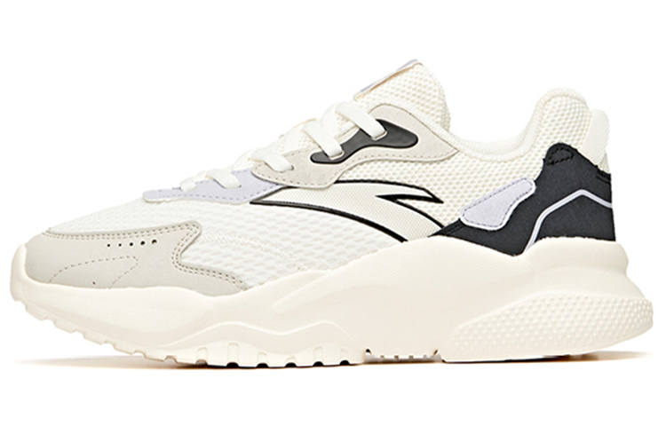 Anta Life Collection Cushioning Slip Resistant Abrasion Resistant Low top Athletic Shoes Women's White Gray Black