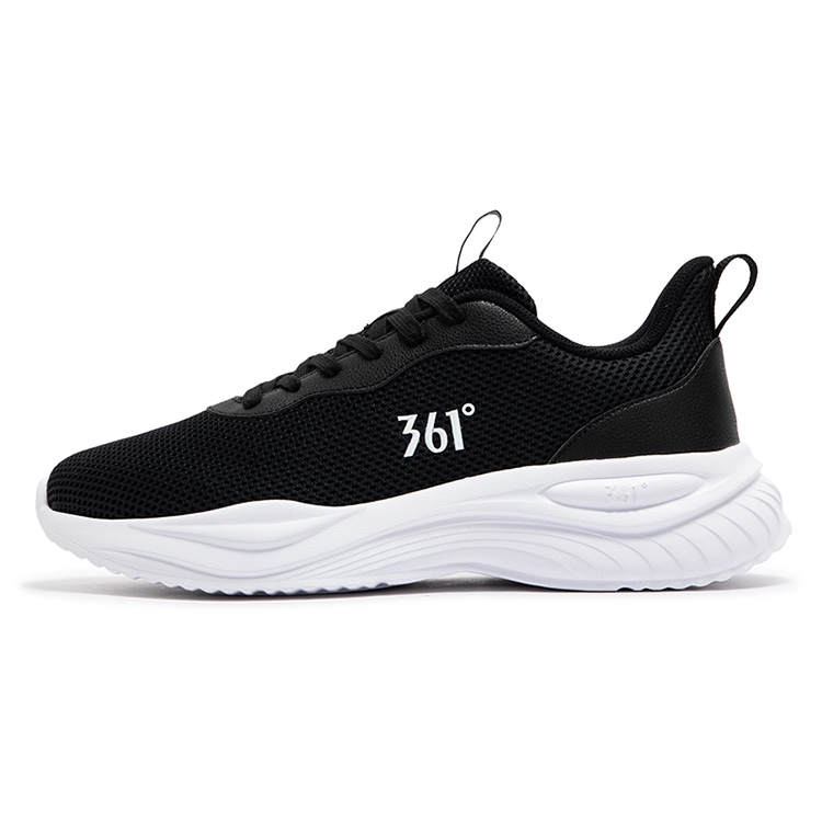 361° Slip Resistant, Abrasion Resistant, Breathable Low top Casual Shoes Men's Black White