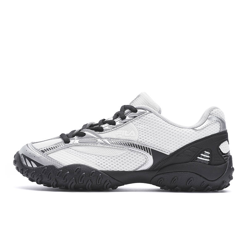 FILA ECHAPPE Jumping Shoes Low top Casual Shoes Women's White Silver