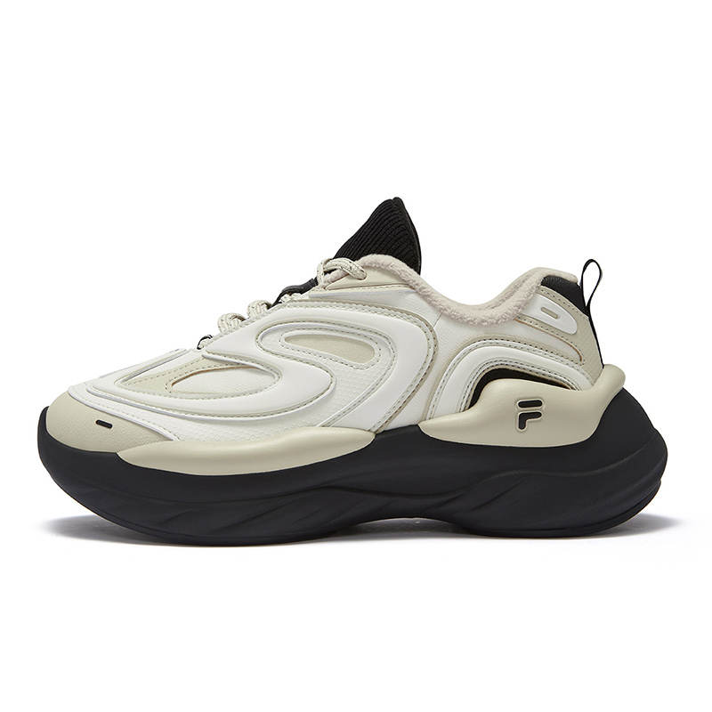 FILA FUSION BUZZARD Meteorite Shoes Abrasion Resistant Coverage Low top Casual Shoes Women's Angora Brown