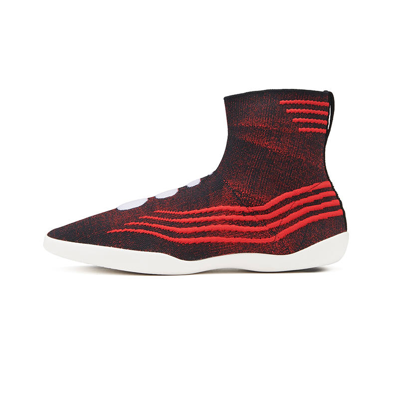 EQLZ EQUALIZER EQLZ EQUALIZER Cushioning Slip Resistant Abrasion Resistant High top Casual Shoes Unisex Lava Black