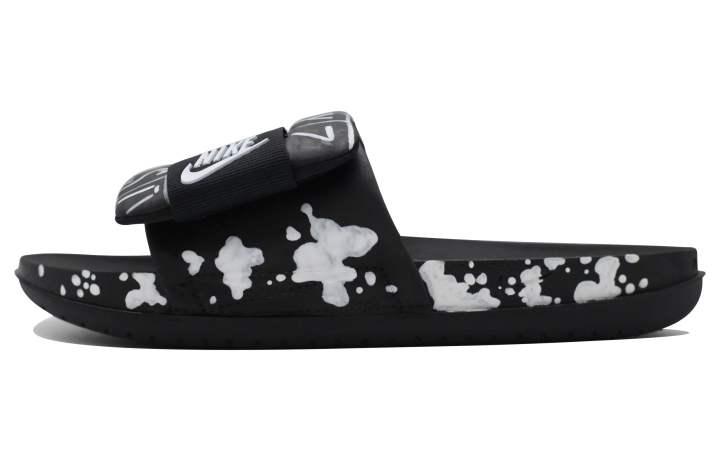 Nike Nike Offcourt Adjust Slide Quiet Slip Resistant Quick Dry Slide Slippers Unisex Black White