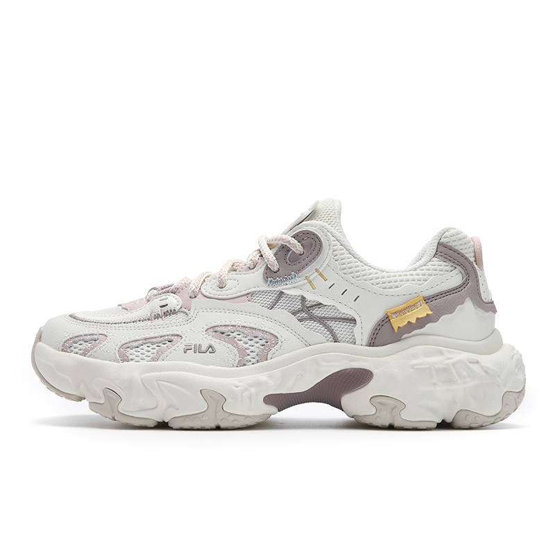 FILA TORNADO Abrasion Resistant, Breathable, Lightweight Low top Casual Shoes Women's White Pink