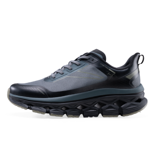 ANGSHAN Rebound Impact Resistant Support Abrasion Resistant Slip Resistant Low top Casual Shoes Men's Gray Black Blue