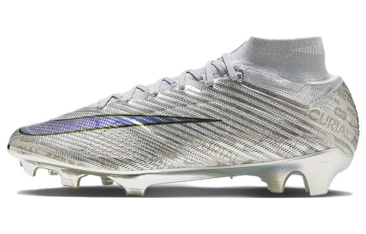 Nike Nike Mercurial Superfly 9 FG Firm Ground Natural Grass Soccer Shoes Men's Silver