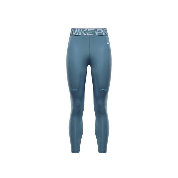 Nike Nike Pro Sports Pants Women's Denim Blue/Glacier Blue/Frost Green/White