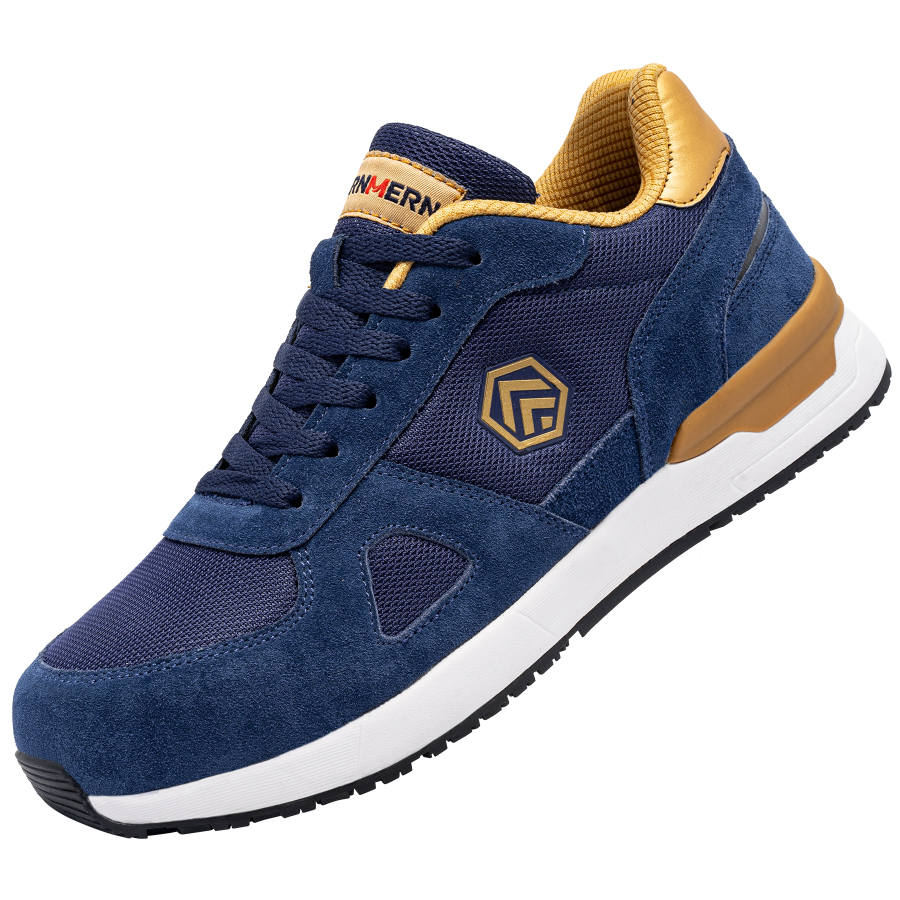 LARNMERN Cow Leather Low top Protective Shoes Unisex