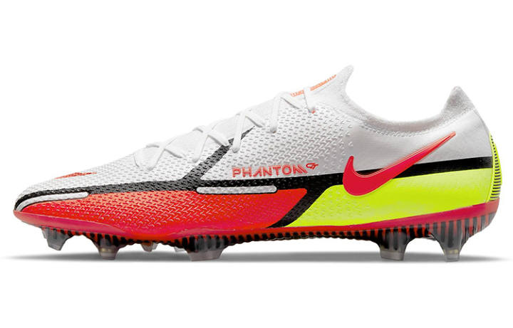 Nike Nike Phantom GT2 Elite Fg White Volt Black Bright Crimson