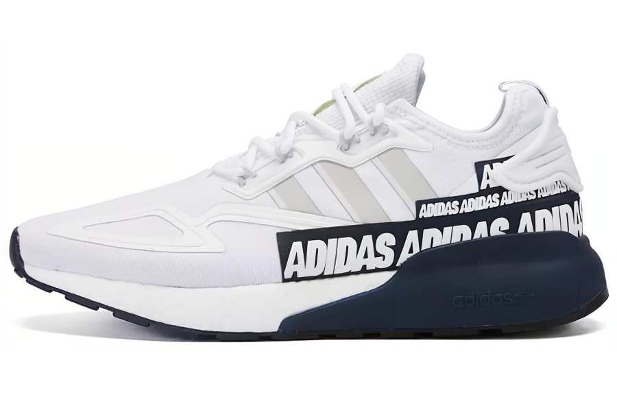 Adidas Originals Zx 2K Adidas Originals Boost 'Bold Logo Graphic - White Navy'