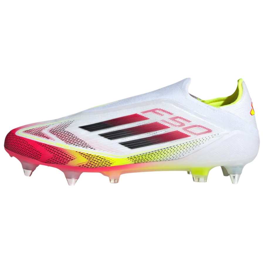 Adidas Adidas F50 Elite Laceless Sg Cloud White Core Black Solar Yellow
