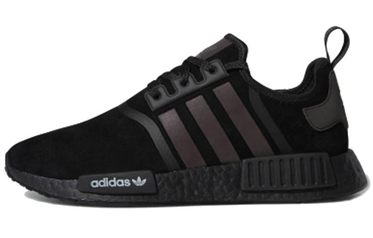 Adidas Originals NMD_R1 Low top Sports Casual Shoes Unisex Black Red White