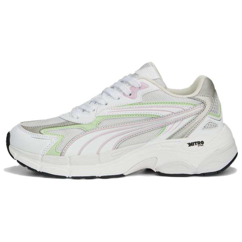 PUMA Low top Casual Shoes Unisex Gray Green