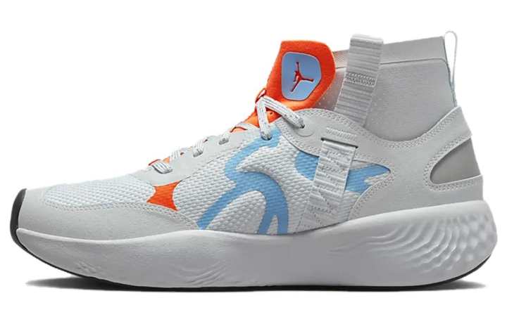 Jordan Jordan Delta 3 Mid Pure Platinum Chambray Total Orange