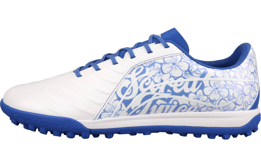 Li-Ning Li Ning Brocade Turf TF Turf Firm Ground, Artificial Turf Composite Material Cushioning Soccer Shoes Men's