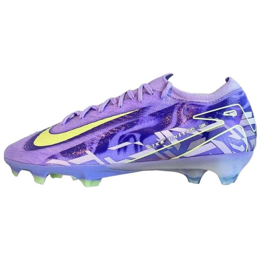 Nike Nike Mercurial Vapor 16 FG Firm Ground Natural Grass Fabric Soccer Shoes Unisex Purple Green