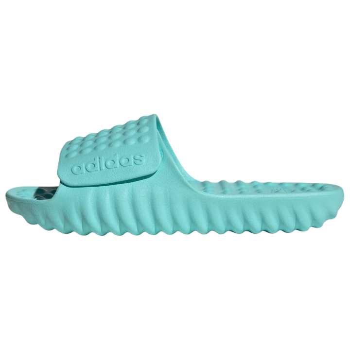 Adidas Adidas Adissage Abrasion Resistant Abrasion Resistant Slide Slippers Unisex Blue Green