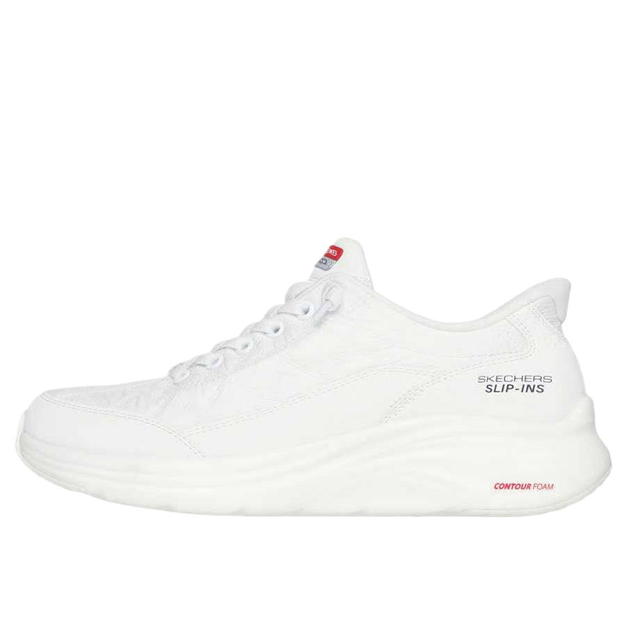 Skechers Contour Foam Cozy Fit Low top Casual Shoes Women's White