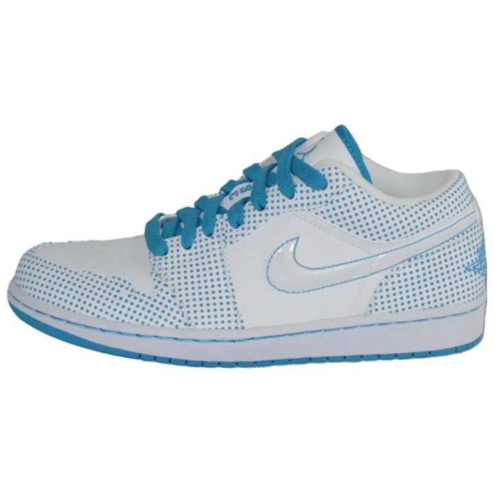 Jordan Jordan Air Jordan 1 Low top Casual Shoes Men's White Blue